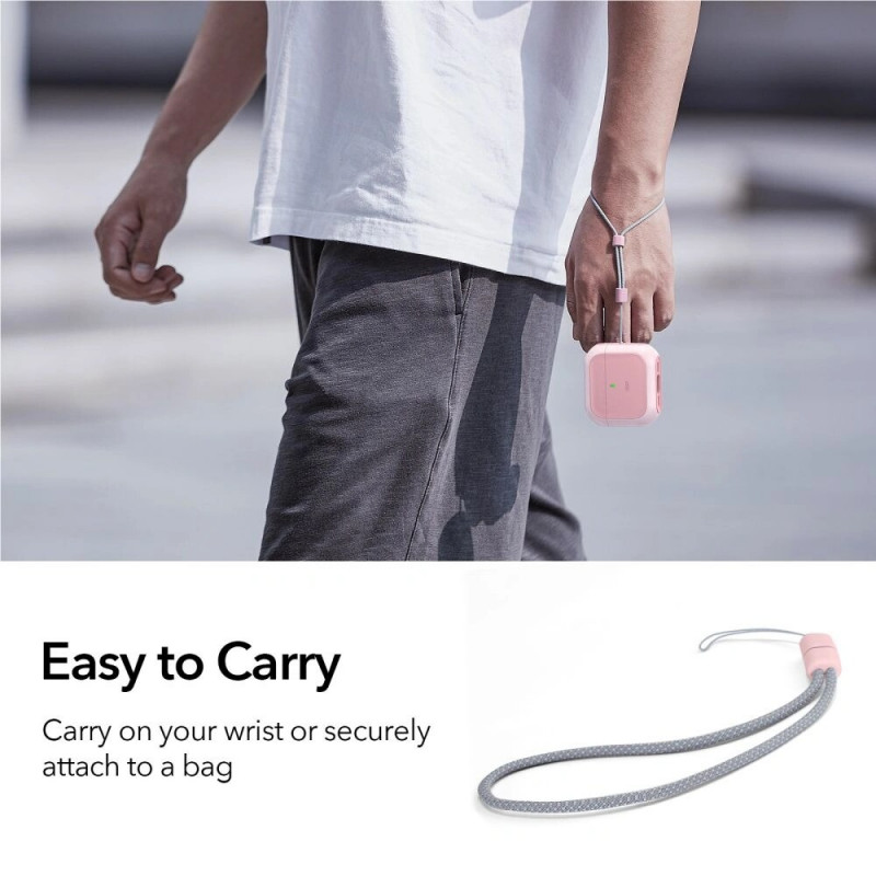 ESR Orbit HaloLock MagSafe Case for Apple AirPods 4, Pink