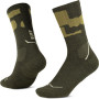 Buff Merino MW Crew Socks MWC2, Beetle Green, L