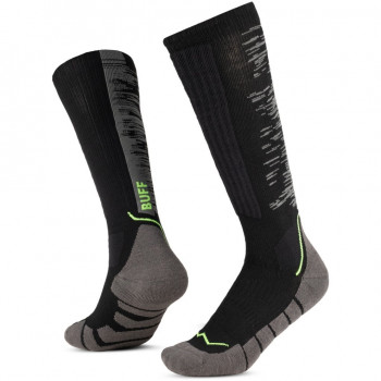 Buff Merino HW Over The Calf Socks HWO2 Black L