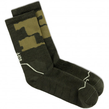 Buff Thermonet® Crew Socks TC Olive Green L