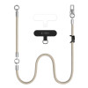 Tech-Protect C10S Rope Crossbody & Wrist Strap Set, Desert Beige/Titanium