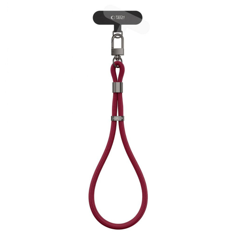 Tech-Protect C11S Rope Wrist Strap, Burgundy Wine