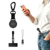 Tech-Protect UrbanLoop Anti-theft Phone Holder with Retractable Steel Cable, Black