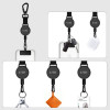 Tech-Protect UrbanLoop Anti-theft Phone Holder with Retractable Steel Cable, Black