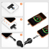 Tech-Protect UrbanLoop Anti-theft Phone Holder with Retractable Steel Cable, Black