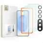 Tech-Protect Supreme Set Tempered Glass Screen and Lens Protector Set for Samsung Galaxy S25+, Clear (3 pcs)