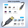 Tech-Protect UltraBoost USB-C to DisplayPort 1.4 Cable, 8K 60Hz, 180 cm, Black