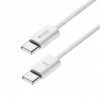 Tech-Protect Ultraboost Classic USB-C / USB-C PD cable, 60W, 3A, 100 cm, White