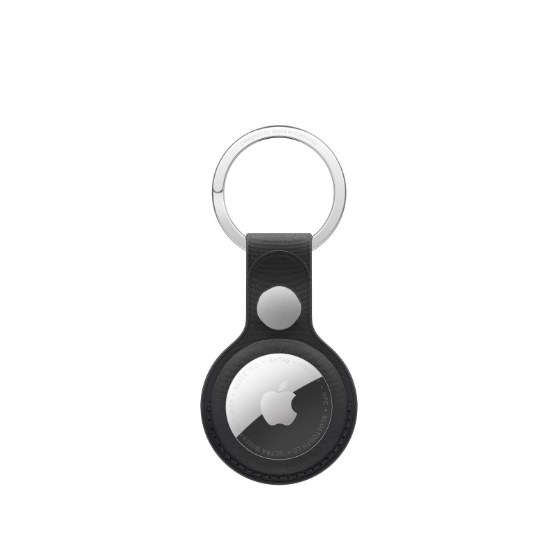 Apple AirTag FineWoven Key Ring, Black
