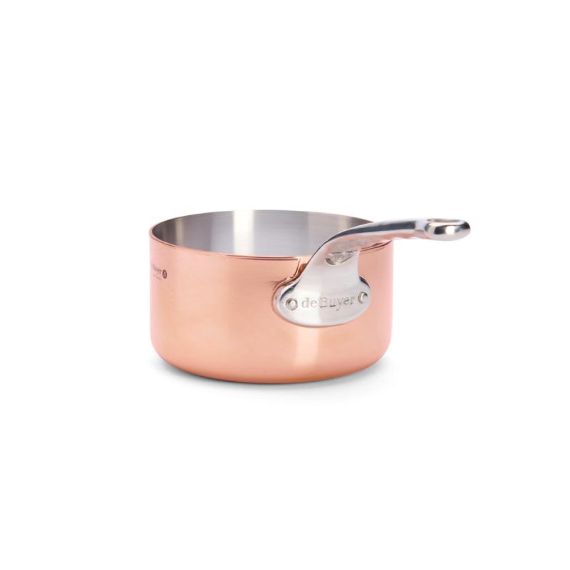 De Buyer Inocuivre Copper Steel Lined Saucepan 16 cm (6406.16)