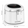 Tefal Filtra Vision FF2541E0 Deep Fryer, 2.1 L, 1900 W, White