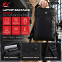 NanoRS RS204 B Laptop Backpack 15.6", Black, 42x28.5x14, Waterproof