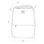 NanoRS RS202 B Laptop Backpack 15.6", Black, 41x29x4, Waterproof