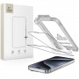 Tech-Protect Quick Set+ Tempered Glass for Apple iPhone 15 Pro (2 pcs), Black