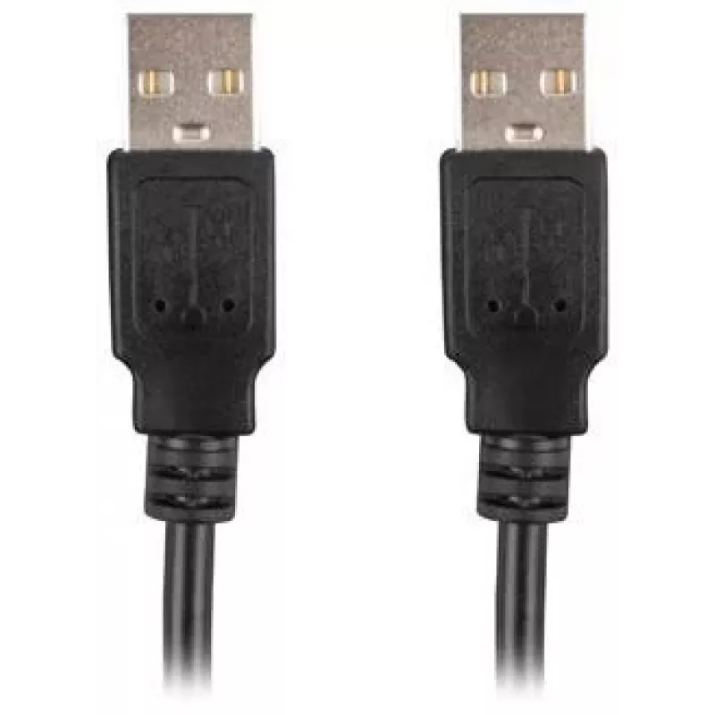 Lanberg USB-A M/M 2.0 Cable 0.5 m, Black