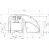CDVI P300EVO Electromagnetic Door Profile Lock 400 mm, 300 kg, monitored (52870)