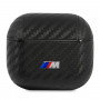 BMW BMA3WMPUCA PU Carbon M Collection Cover for Apple AirPods 3, black