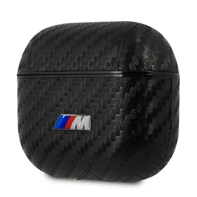 BMW BMA3WMPUCA PU Carbon M Collection Cover for Apple AirPods 3, black