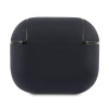 BMW BMA3SSLNA Genuine Leather Silver Logo Cover for Apple AirPods 3, navy