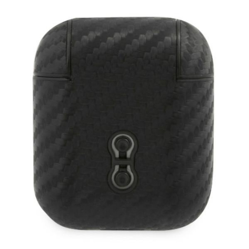 BMW BMA2WMPUCA PU Carbon M Collection Cover for Apple AirPods 1/2, black