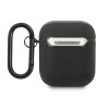 Mercedes-AMG AMA2SLWK Leather Big Logo Cover for Apple AirPods 1/2, black