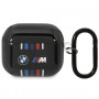 BMW BMA322SWTK Multiple Colored Lines Cover for Apple AirPods 3, black