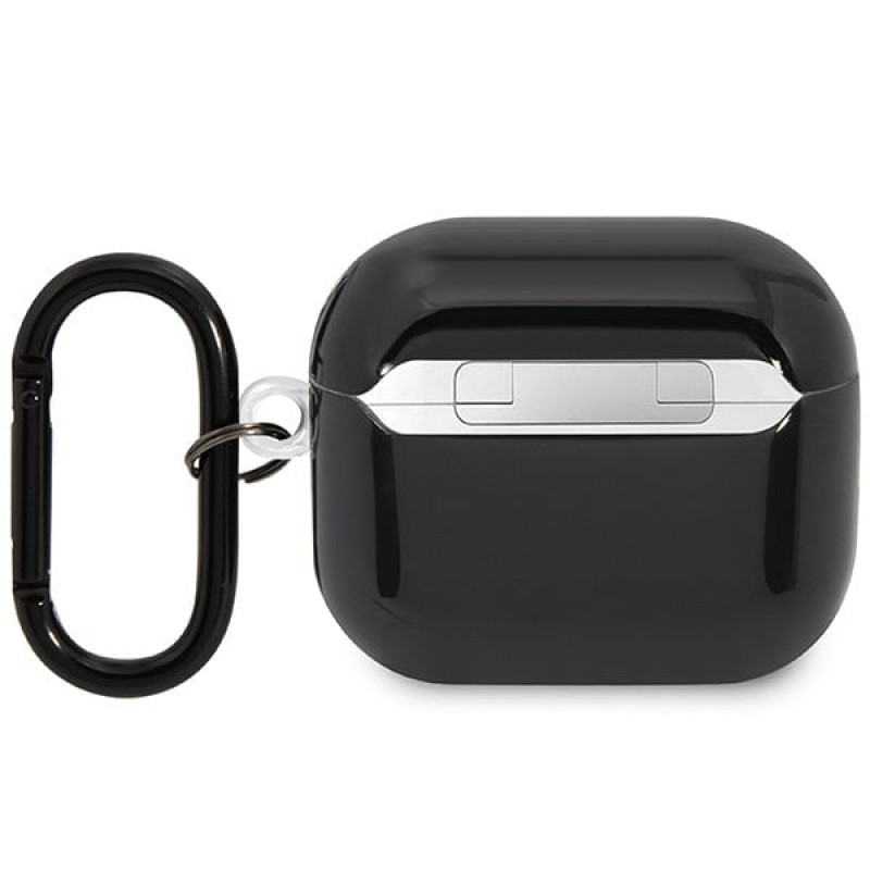 BMW BMA322SWTK Multiple Colored Lines Cover for Apple AirPods 3, black