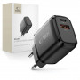 Tech-Protect NCA30 USB-A, USB-C Wall Charger PD 30W / QC3.0, Black