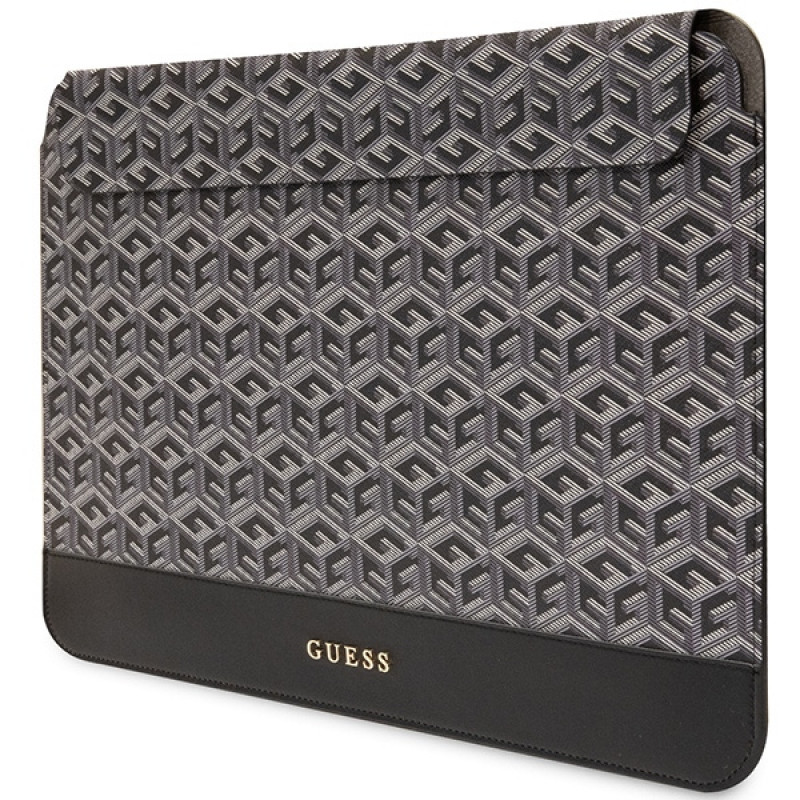 Guess GUCS16HGCFSEK GCube Stripes Laptop Sleeve, 16 inch, black