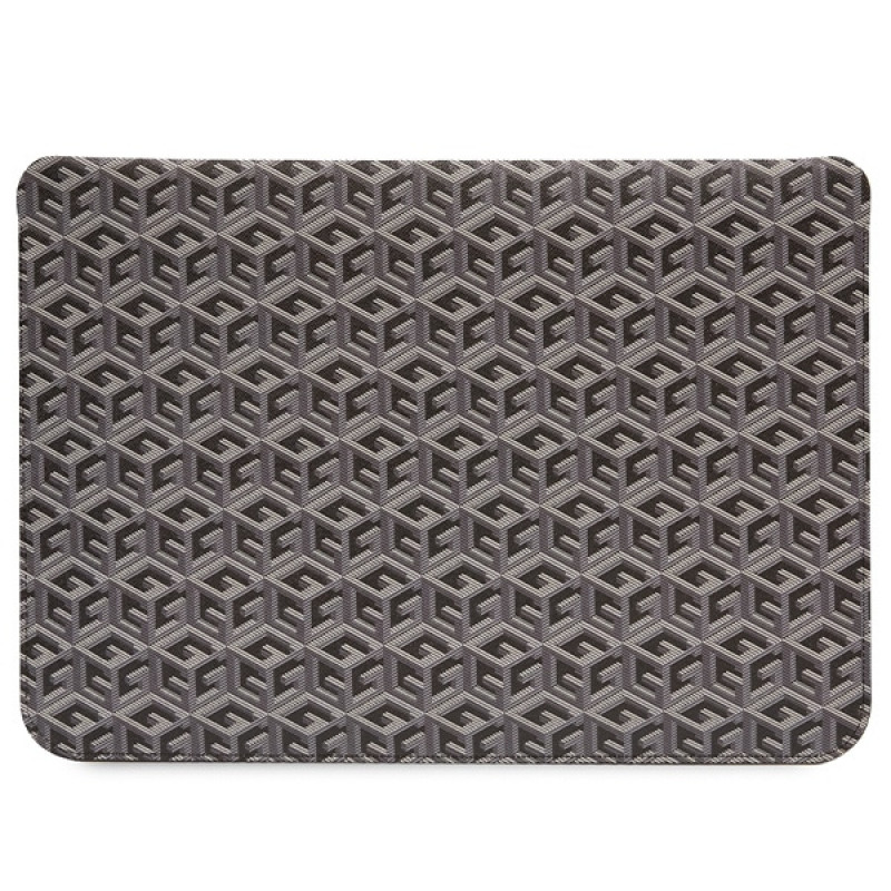 Guess GUCS16HGCFSEK GCube Stripes Laptop Sleeve, 16 inch, black