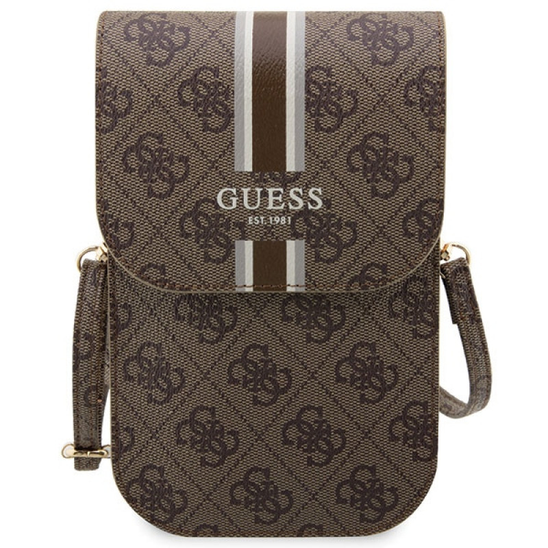 Guess GUWBP4RPSW 4G Stripes Handbag, brown