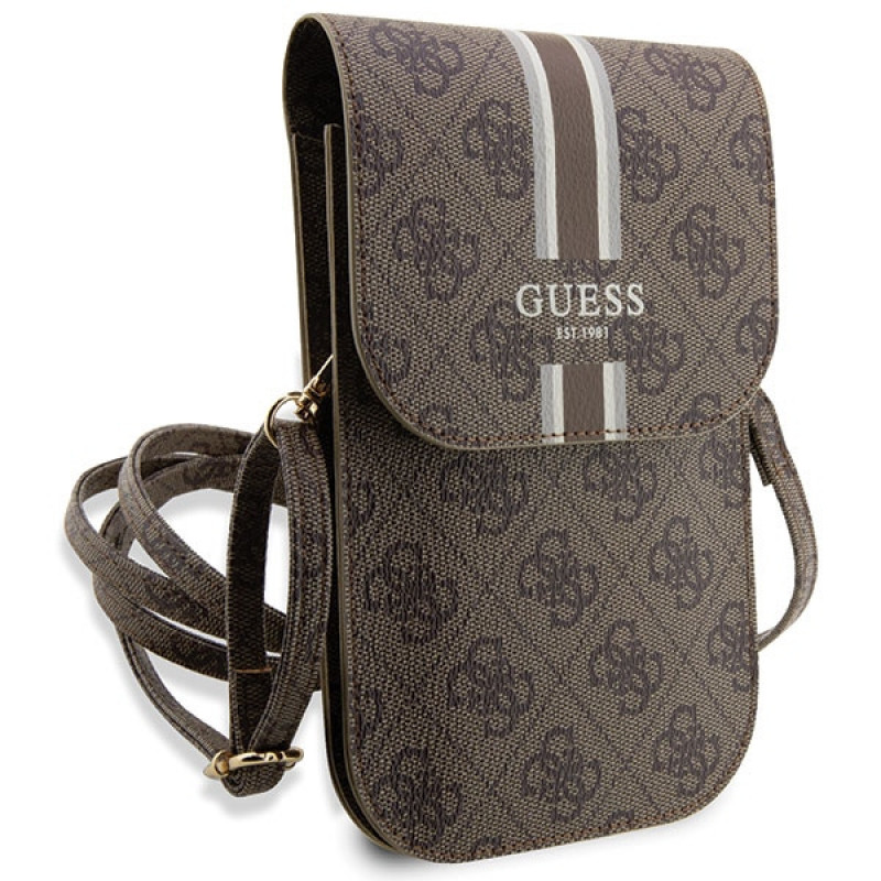 Guess GUWBP4RPSW 4G Stripes Handbag, brown