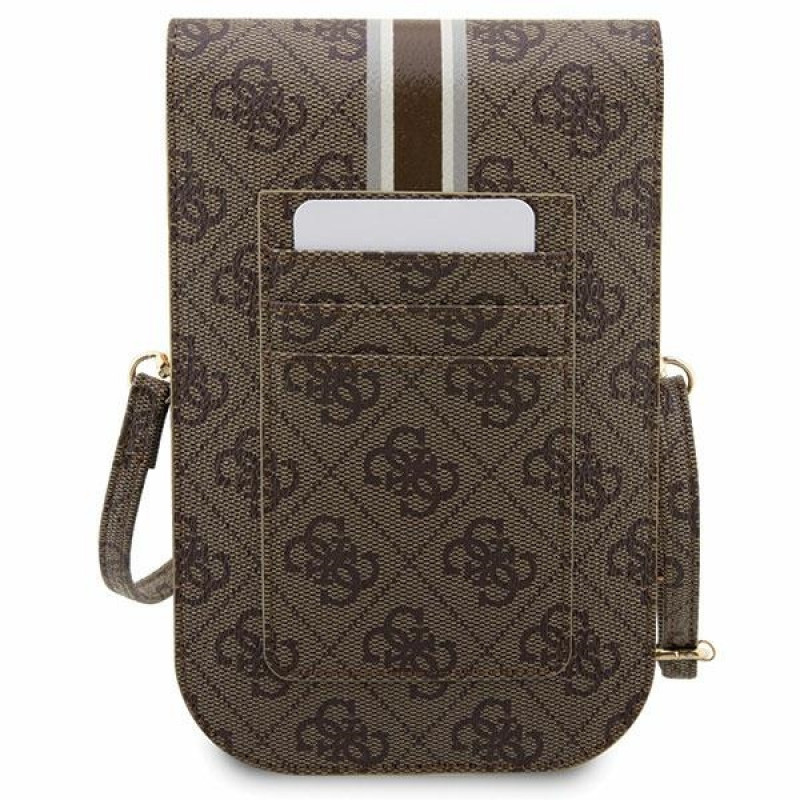 Guess GUWBP4RPSW 4G Stripes Handbag, brown