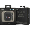 BMW BMA2WMPUCA2 Carbon Double Metal Logo Cover for Apple AirPods 1/2, black