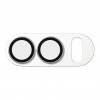 PanzerGlass Fender Camera Protector for iPhone Duo, White