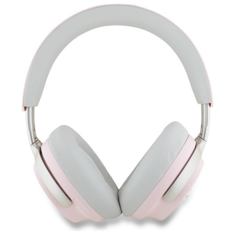 Guess GUBHC22PSBCSMP Metal Script Logo Wireless Over-Ear Headphones, ANC/ENC, pink
