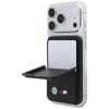 BMW M Carbon Metal Logos MagSafe Wallet, black