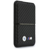 BMW M Carbon Metal Logos MagSafe Wallet, black