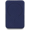 BMW M Carbon Metal Logos MagSafe Wallet, navy blue