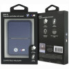 BMW M Carbon Metal Logos MagSafe Wallet, navy blue