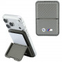 BMW M Carbon Metal Logos MagSafe Wallet, anthracite