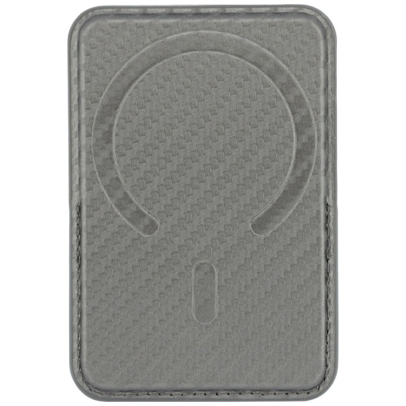 BMW M Carbon Metal Logos MagSafe Wallet, anthracite