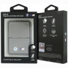 BMW M Carbon Metal Logos MagSafe Wallet, anthracite