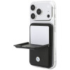 BMW Carbon Metal Logos MagSafe Wallet, black