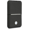 BMW Carbon Metal Logos MagSafe Wallet, black