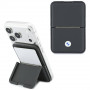 BMW Carbon Metal Logos MagSafe Wallet, anthracite