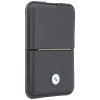 BMW Carbon Metal Logos MagSafe Wallet, anthracite