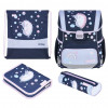 Herlitz Loop Plus Unicorn Dreams primary school bag set, dark blue/pink