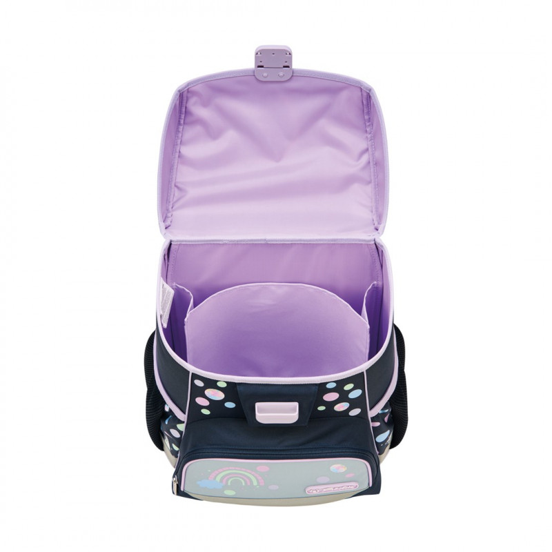 Herlitz Loop Plus Unicorn Dreams primary school bag set, dark blue/pink