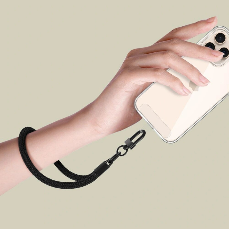 Tech-Protect C3S Rope Wrist Strap, Black/Black